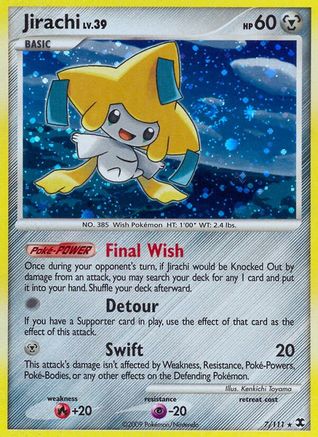 Jirachi (7/111) [Platinum: Rising Rivals] Reverse Holofoil