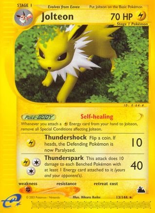 Jolteon (13/144) [Skyridge] Reverse Holofoil