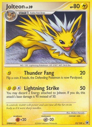Jolteon (23/100) [Diamond & Pearl: Majestic Dawn] Reverse Holofoil