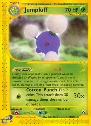 Jumpluff (17/147) [Aquapolis] Reverse Holofoil