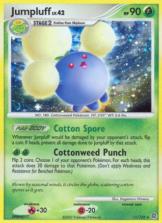 Jumpluff (11/132) [Diamond & Pearl: Secret Wonders] Reverse Holofoil