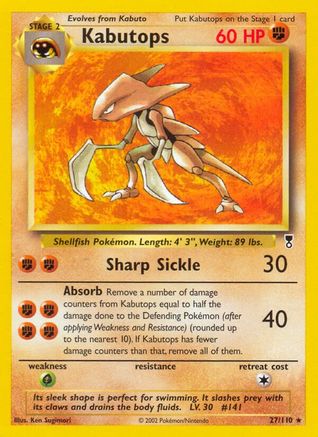 Kabutops (27/110) [Legendary Collection] Reverse Holofoil