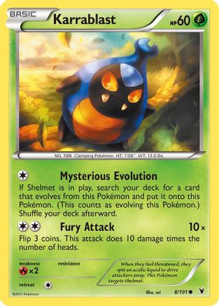Karrablast (8/101) [Black & White: Noble Victories] Reverse Holofoil