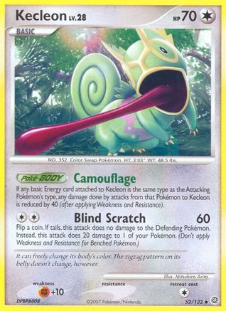 Kecleon (52/132) [Diamond & Pearl: Secret Wonders] Reverse Holofoil