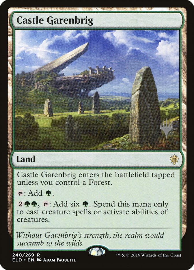 Castle Garenbrig (Promo Pack) [Throne of Eldraine Promos] Foil