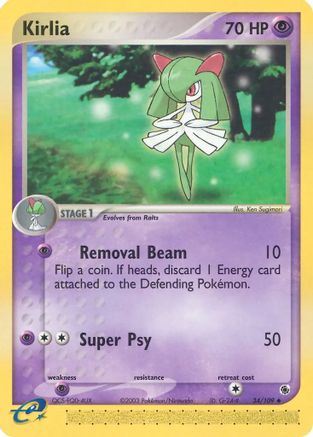 Kirlia (34/109) [EX: Ruby & Sapphire] Reverse Holofoil