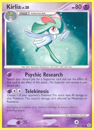 Kirlia (53/132) [Diamond & Pearl: Secret Wonders] Reverse Holofoil