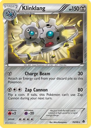 Klinklang (76/98) [Black & White: Emerging Powers] Reverse Holofoil