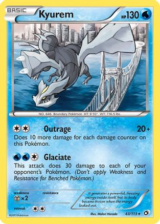 Kyurem (43/113) [Black & White: Legendary Treasures] Reverse Holofoil