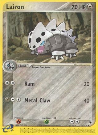 Lairon (36/109) [EX: Ruby & Sapphire] Reverse Holofoil