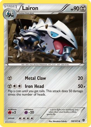 Lairon (58/101) [Black & White: Plasma Blast] Reverse Holofoil