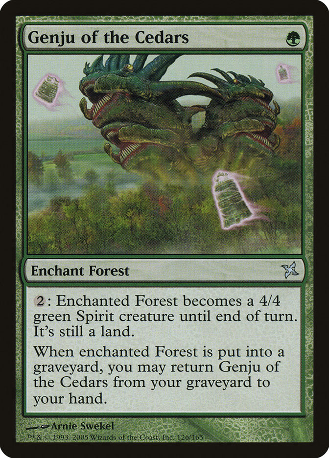 Genju of the Cedars [Betrayers of Kamigawa] Foil