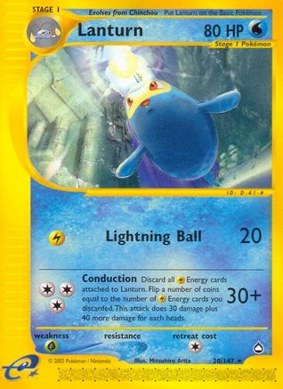 Lanturn (20/147) [Aquapolis] Reverse Holofoil