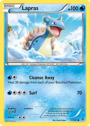 Lapras (17/101) [Black & White: Plasma Blast] Reverse Holofoil