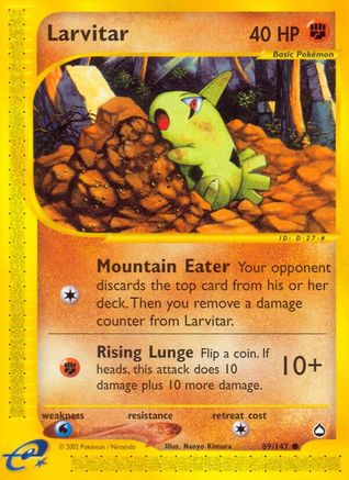 Larvitar (89/147) [Aquapolis] Reverse Holofoil