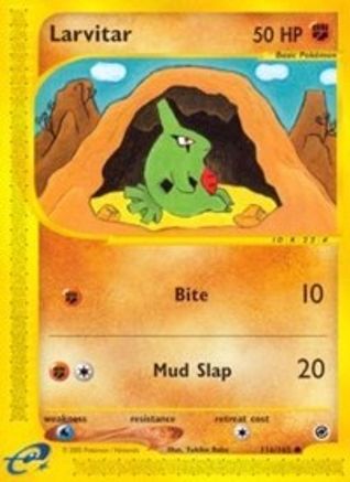 Larvitar (116/165) [Expedition: Base Set] Reverse Holofoil