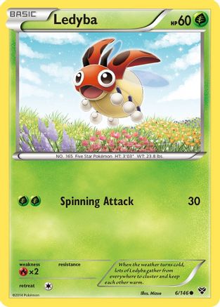 Ledyba (6/146) [XY: Base Set] Reverse Holofoil
