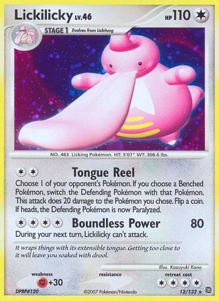 Lickilicky (12/132) [Diamond & Pearl: Secret Wonders] Reverse Holofoil