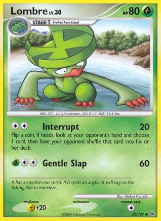 Lombre (52/127) [Platinum: Base Set] Reverse Holofoil