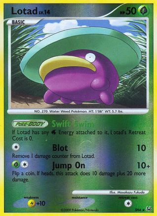 Lotad (SH4) [Platinum: Base Set] Reverse Holofoil