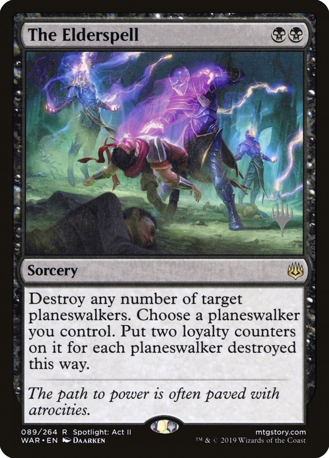 The Elderspell (Promo Pack) [War of the Spark Promos] Foil
