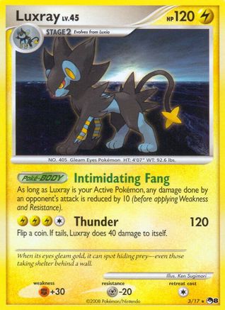 Luxray (3/17) [POP Series 8] Holofoil