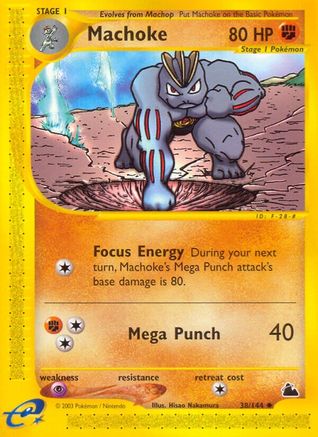 Machoke (38/144) [Skyridge] Reverse Holofoil