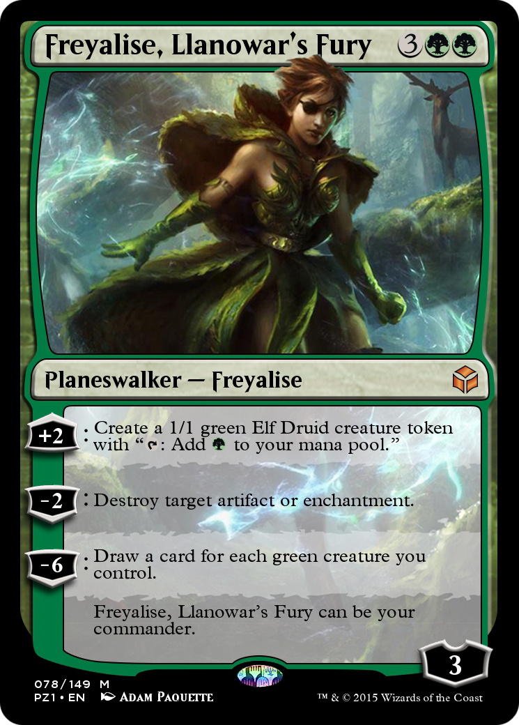 Freyalise, Llanowar's Fury  [Legendary Cube Prize Pack]