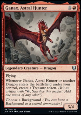 Ganax, Astral Hunter [Commander Legends: Battle for Baldur's Gate] Foil
