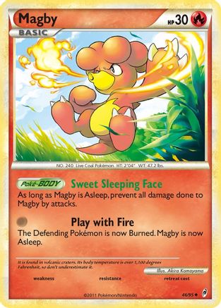 Magby (46/95) [HeartGold & SoulSilver: Call of Legends] Reverse Holofoil