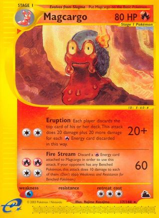 Magcargo (17/144) [Skyridge] Reverse Holofoil