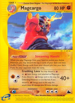 Magcargo (18/144) [Skyridge] Reverse Holofoil