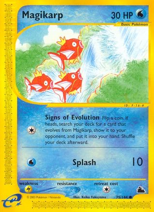 Magikarp (75/144) [Skyridge] Reverse Holofoil