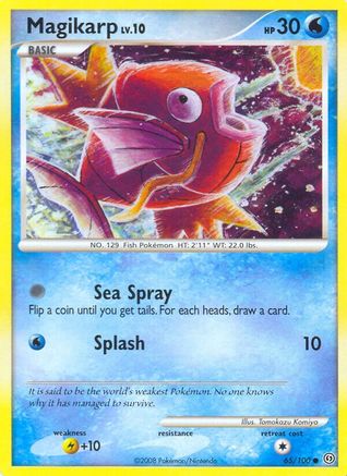 Magikarp (65/100) [Diamond & Pearl: Stormfront] Reverse Holofoil
