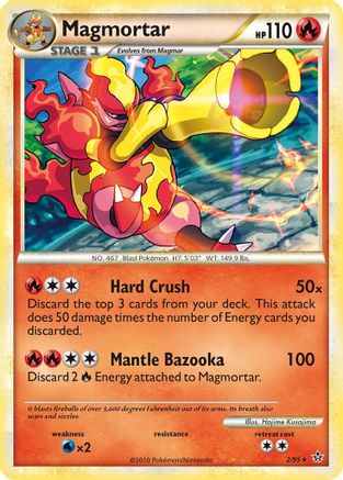 Magmortar (2/95) [HeartGold & SoulSilver: Unleashed] Reverse Holofoil