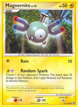 Magnemite (67/100) [Diamond & Pearl: Stormfront] Reverse Holofoil