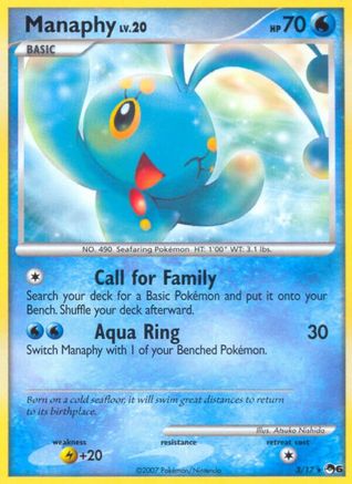 Manaphy (3/17) [POP Series 6] Holofoil