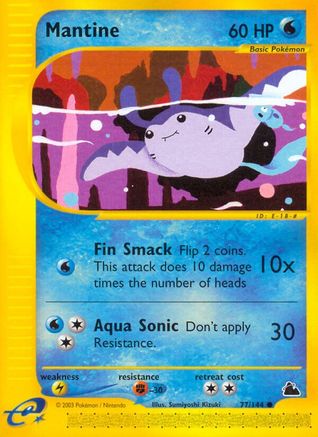 Mantine (77/144) [Skyridge] Reverse Holofoil