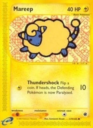 Mareep (119/165) [Expedition: Base Set] Reverse Holofoil