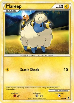 Mareep (63/95) [HeartGold & SoulSilver: Call of Legends] Reverse Holofoil