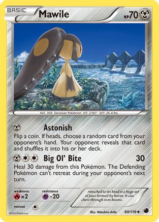 Mawile (80/116) [Black & White: Plasma Freeze] Reverse Holofoil