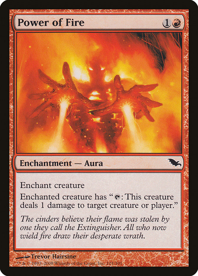 Power of Fire [Shadowmoor] Foil