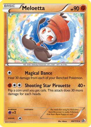Meloetta (86/113) [Black & White: Legendary Treasures] Reverse Holofoil