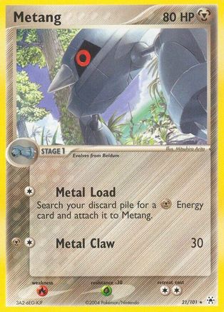Metang (21/101) [EX: Hidden Legends] Reverse Holofoil
