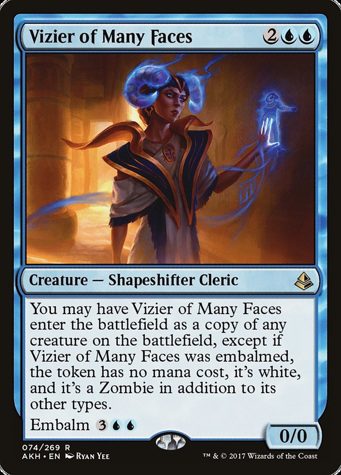 Vizier of Many Faces [Amonkhet] Foil