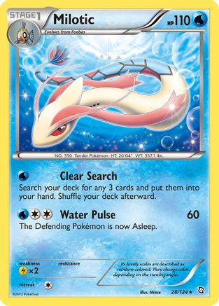 Milotic (28/124) [Black & White: Dragons Exalted] Reverse Holofoil