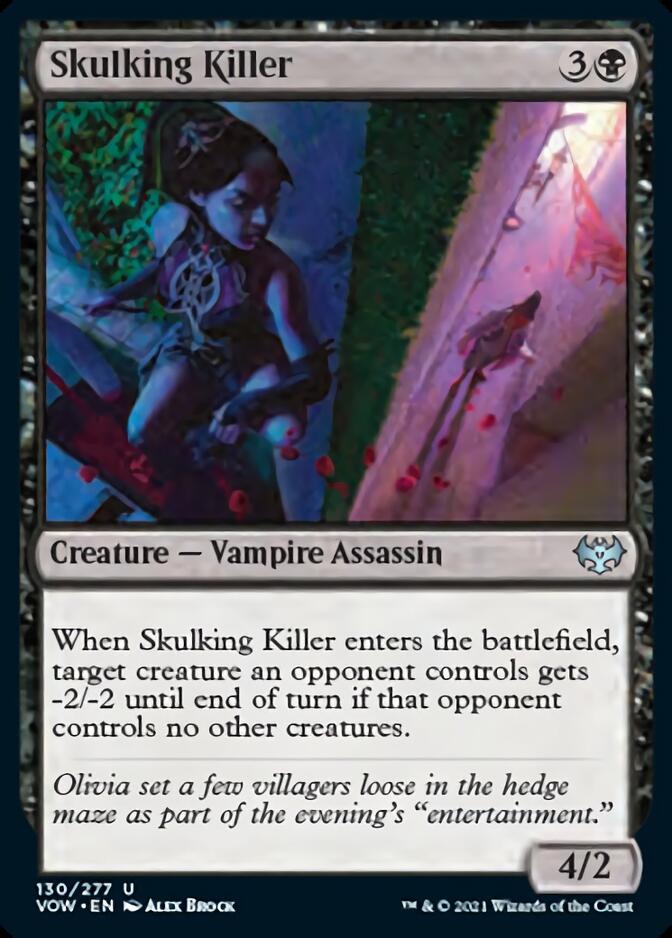 Skulking Killer [Innistrad: Crimson Vow] Foil