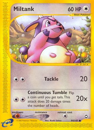 Miltank (94/147) [Aquapolis] Reverse Holofoil