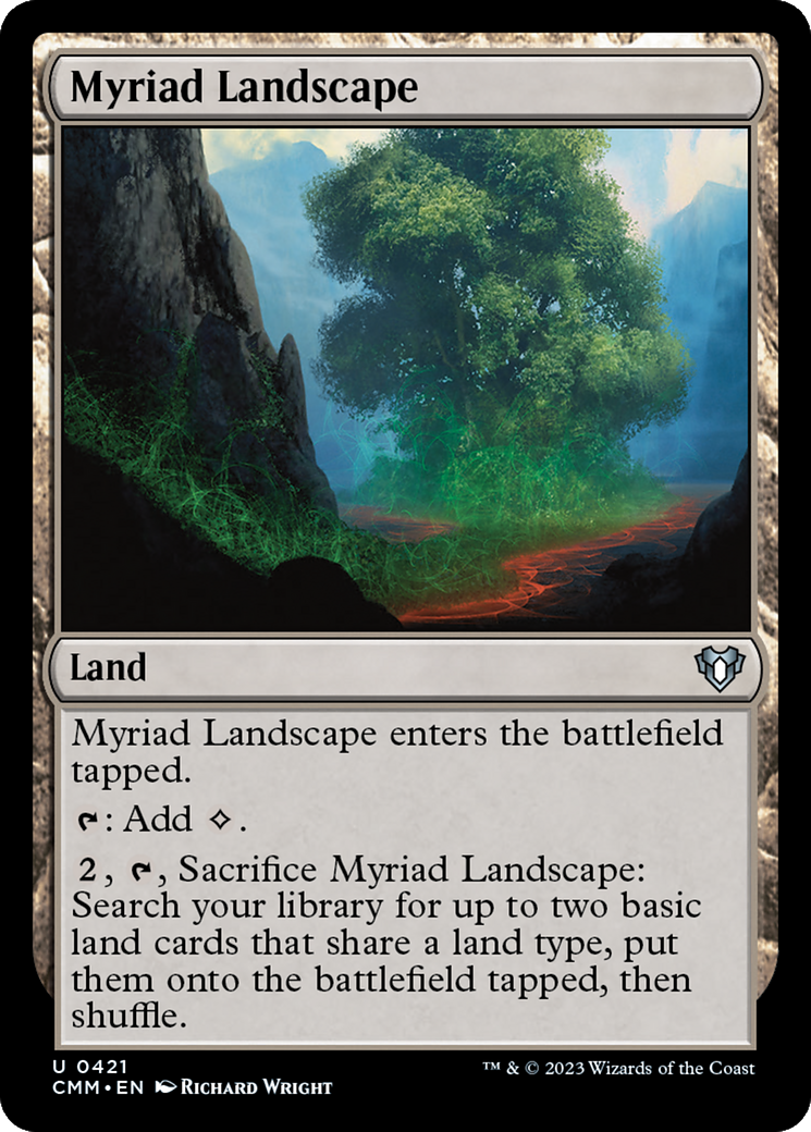 Myriad Landscape [Commander Masters] Foil