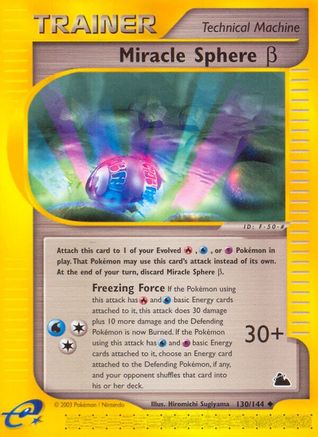 Miracle Sphere Beta (130/144) [Skyridge] Reverse Holofoil